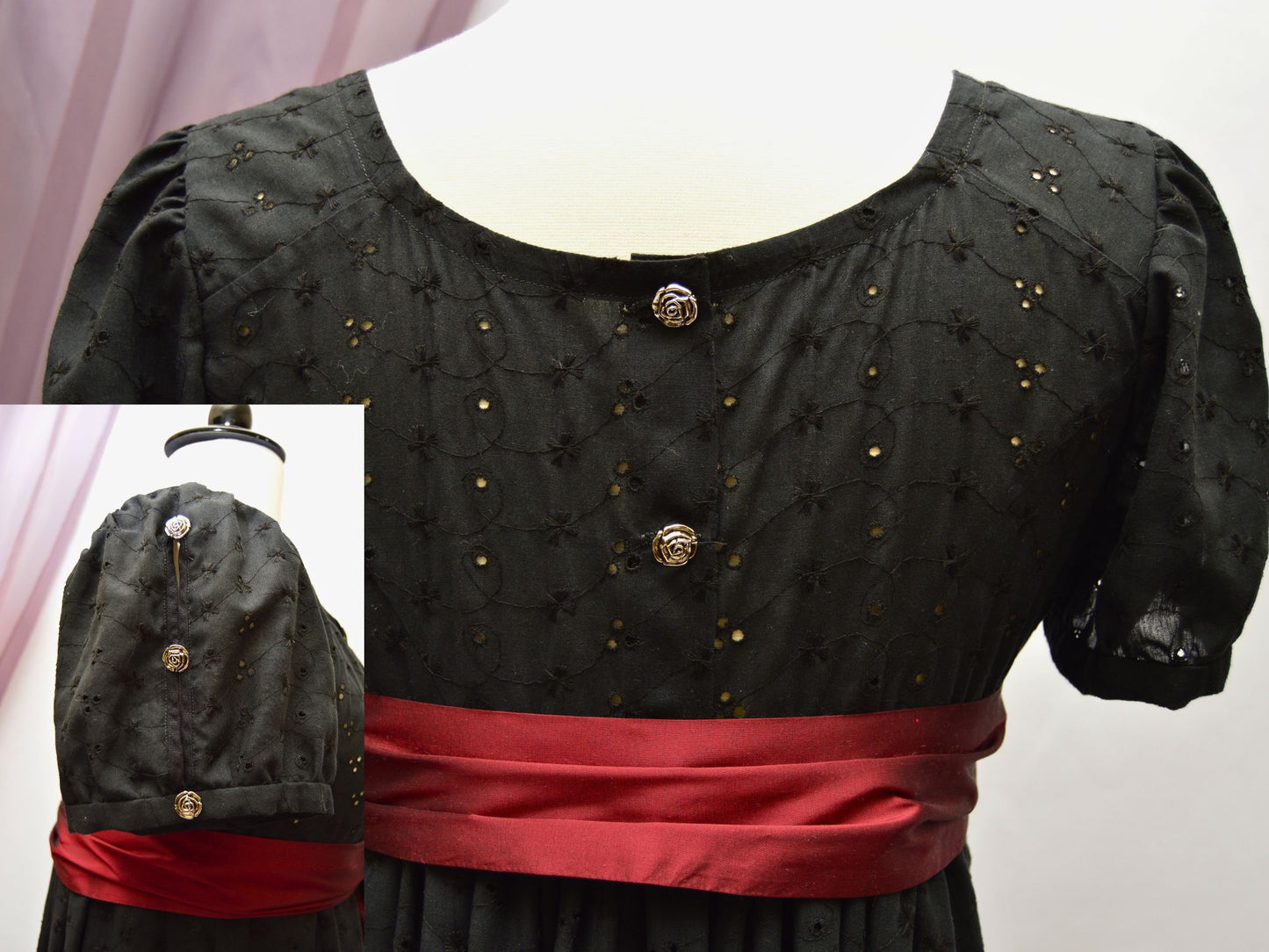Size M: Gothic Regency Gown (1800-1815)