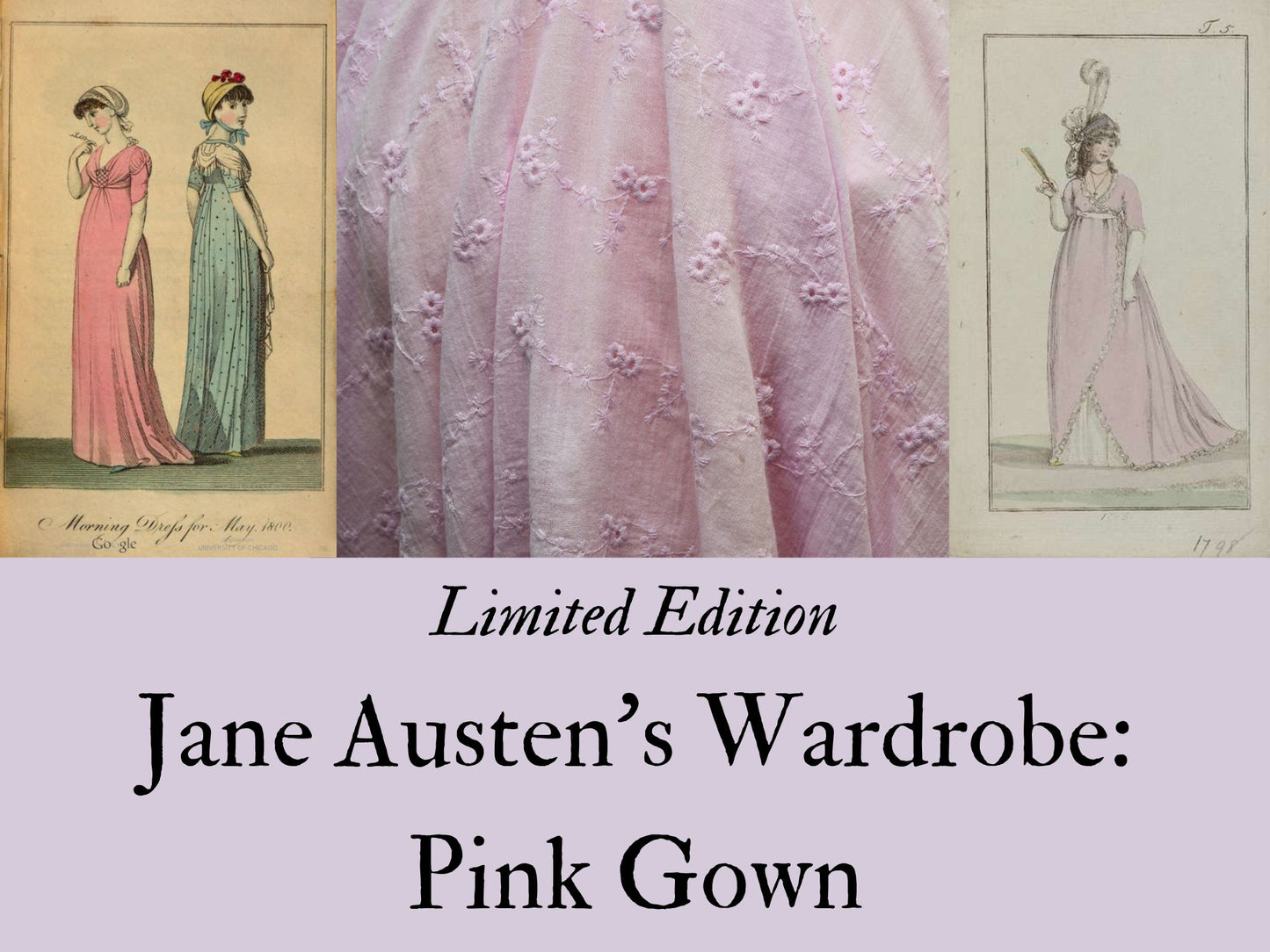 Limited Edition: Jane Austen's Wardrobe - Pink Gown (1801-1810)