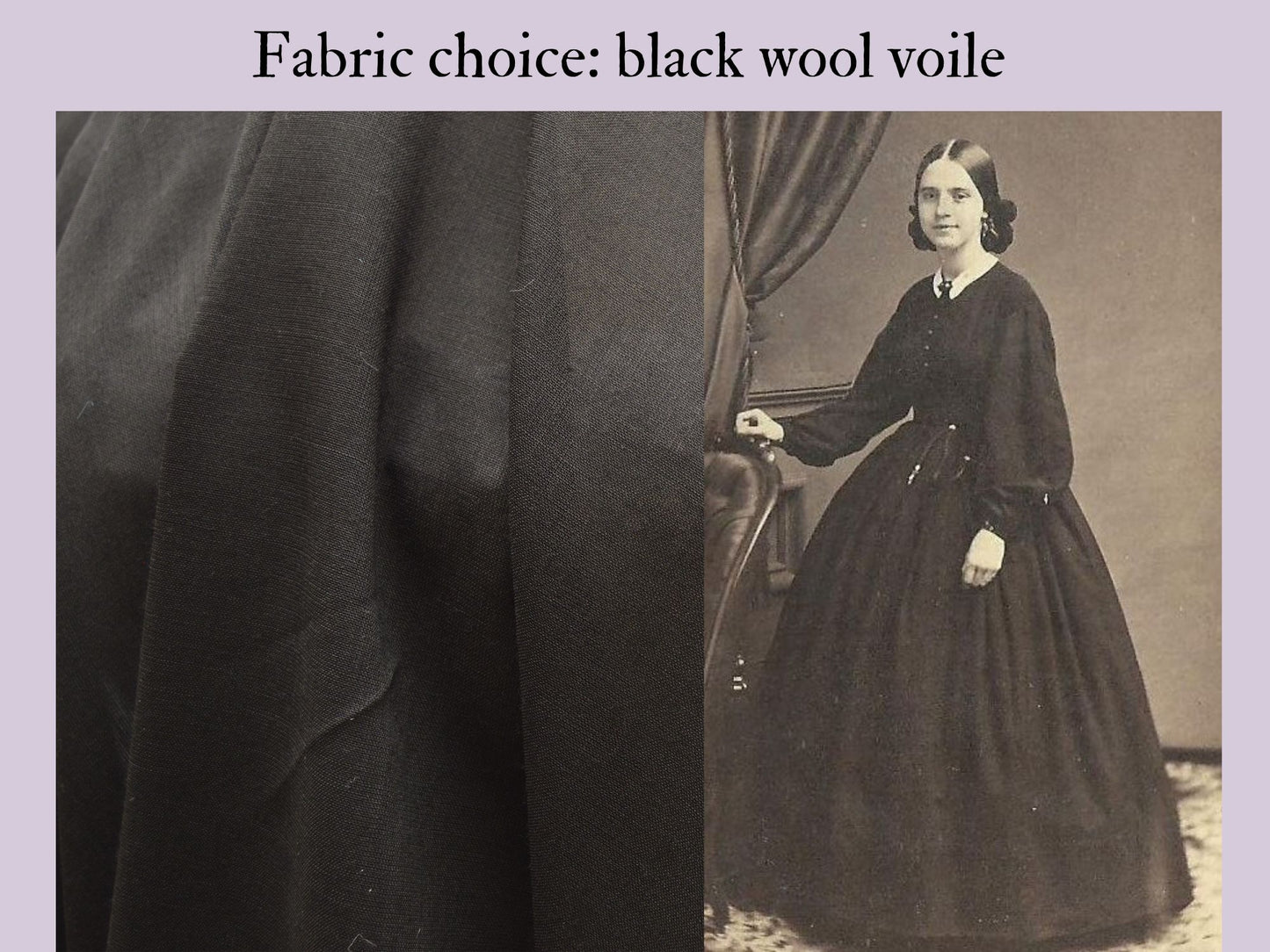 Jo's Mourning Gown (1850s-1860s)