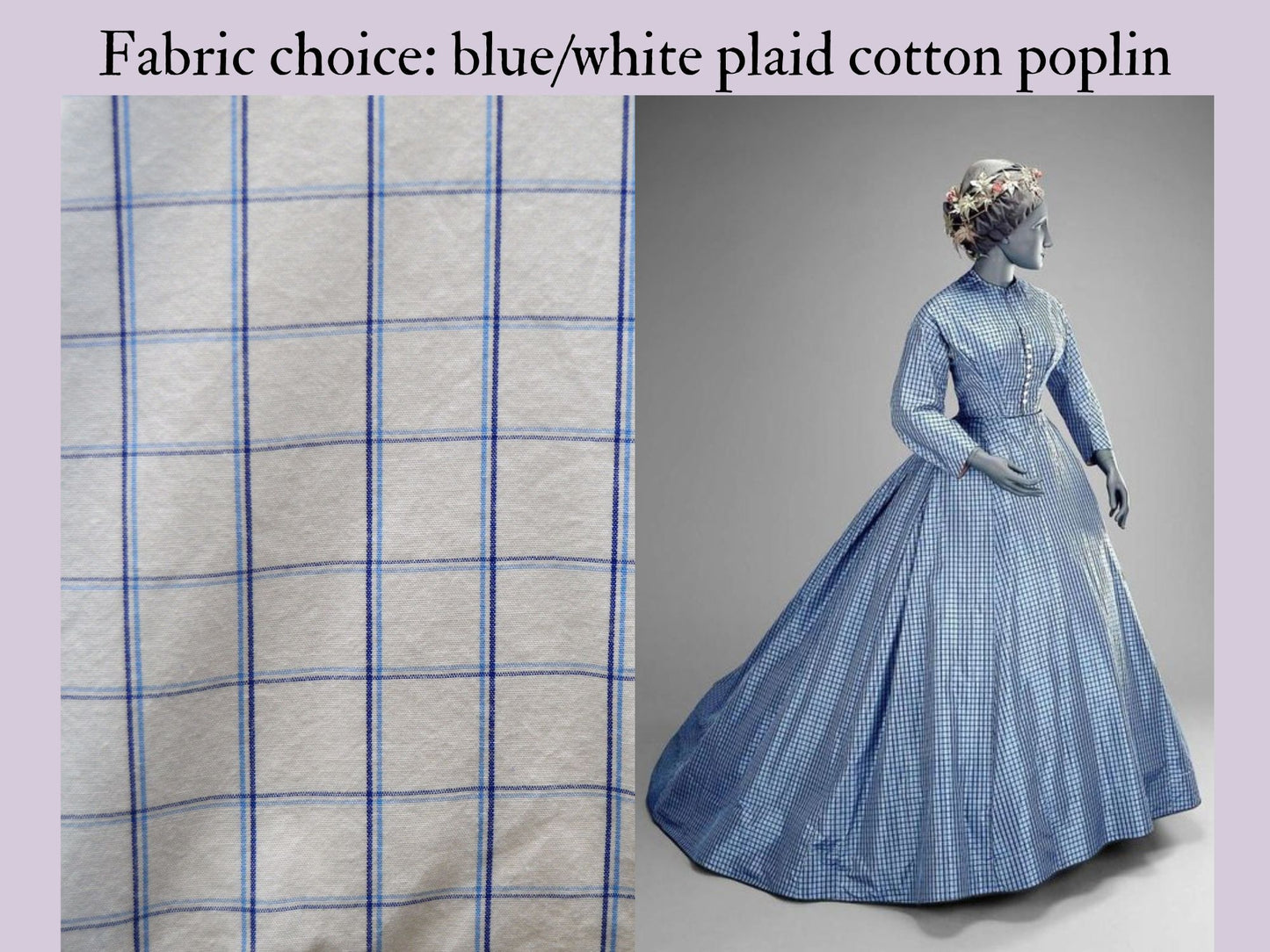 Meg's Afternoon Gown (1850s-1860s)