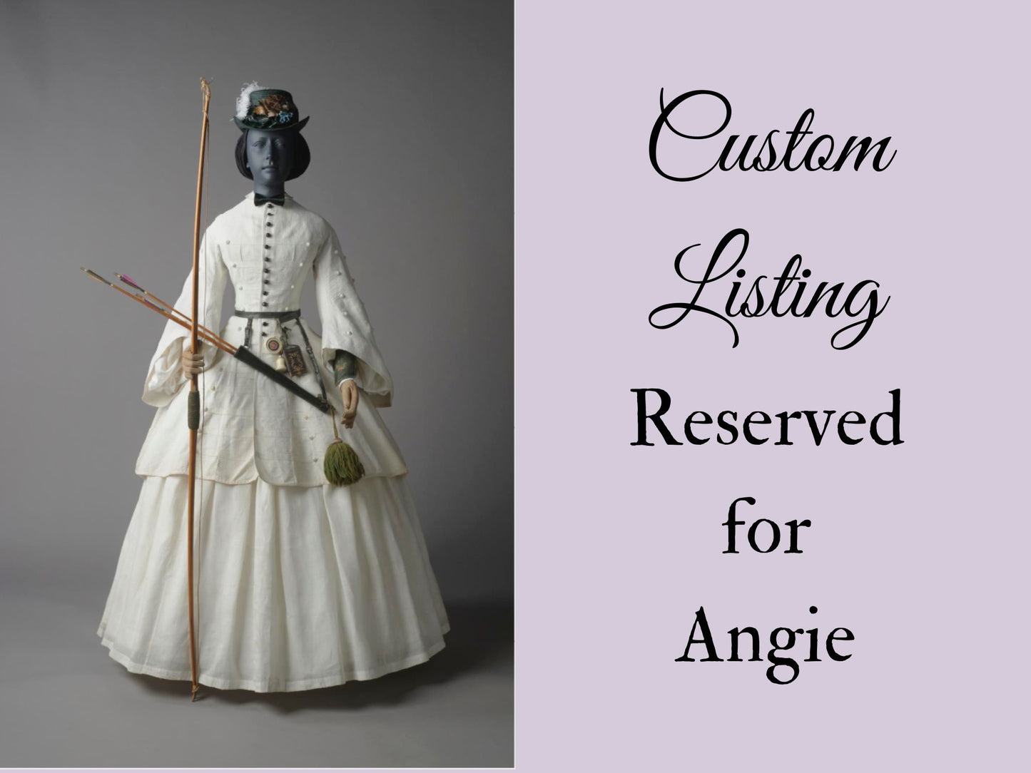 Custom Archery Suit Reproduction for Angie (Non-refundable Downpayment)