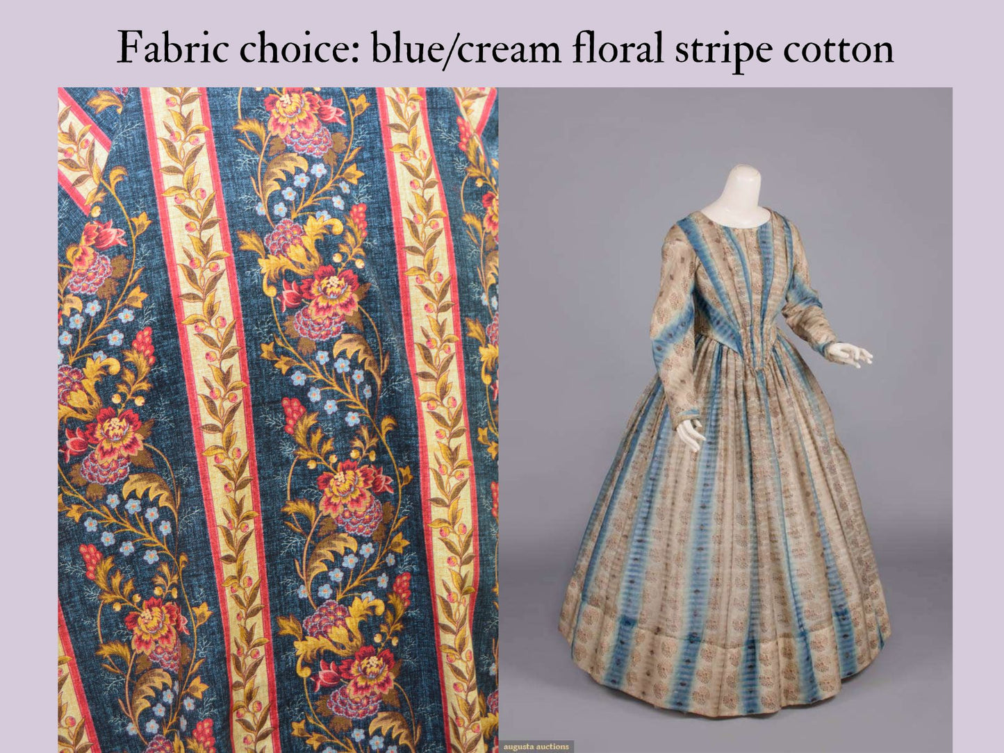 Marmee's Fan Dress (1840-1860)