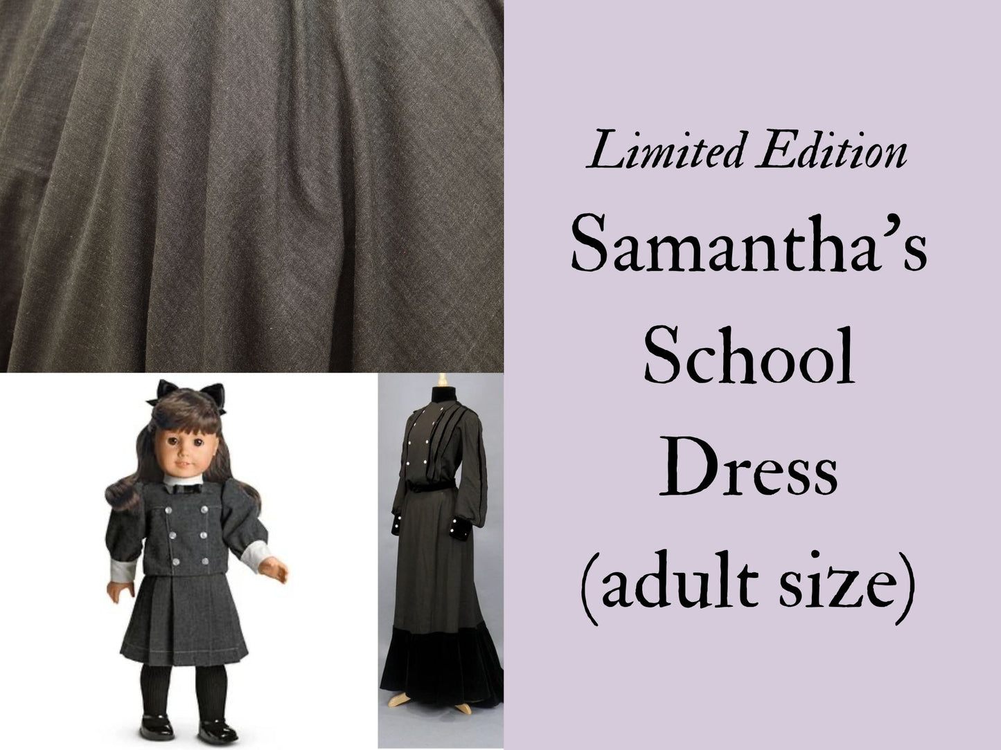 Limited Edition: Samantha's School Dress in Adult Style (1900-1910)