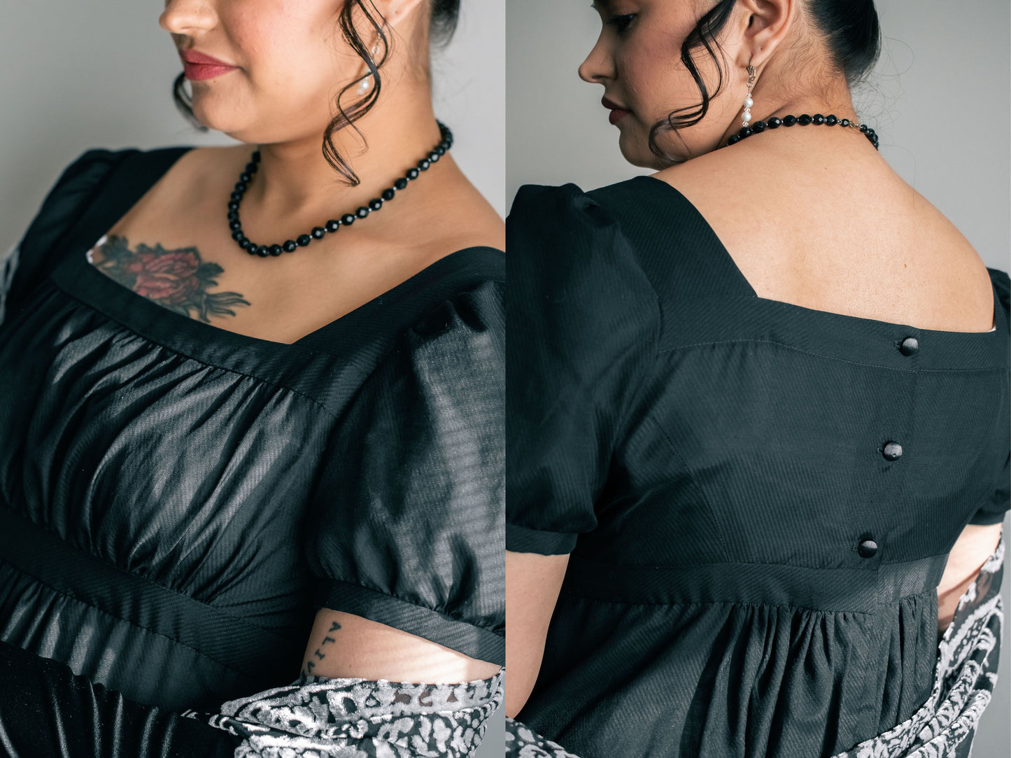 Cassandra's Mourning Dress (1800-1817)