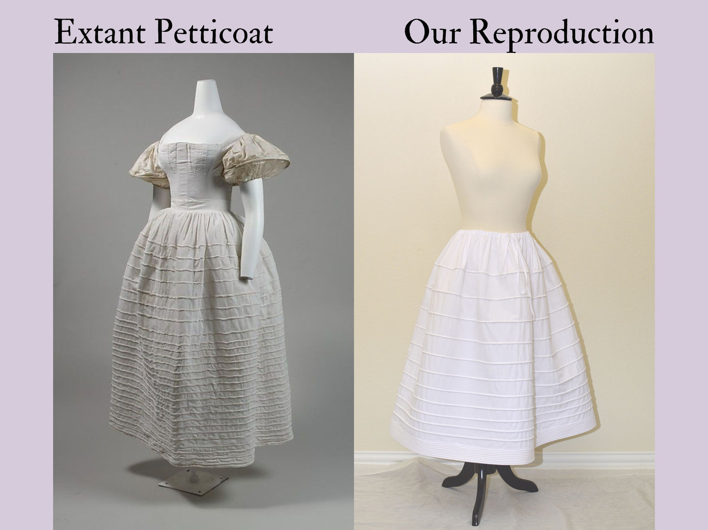 Corded Petticoat (1830s-1860s)