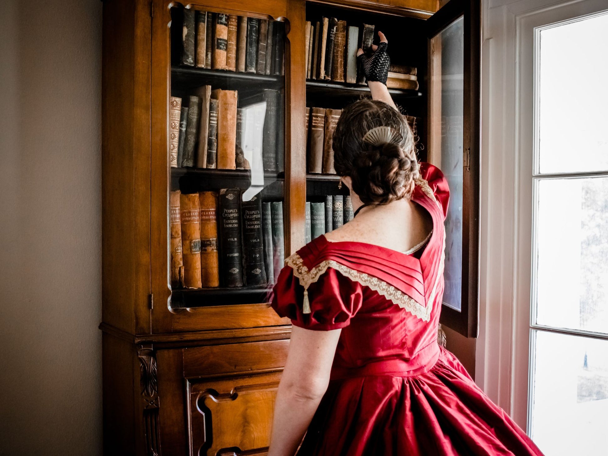 1850 evening dress Amy's Ball Gown (1850-1869) Stitchin' Addiction LLC