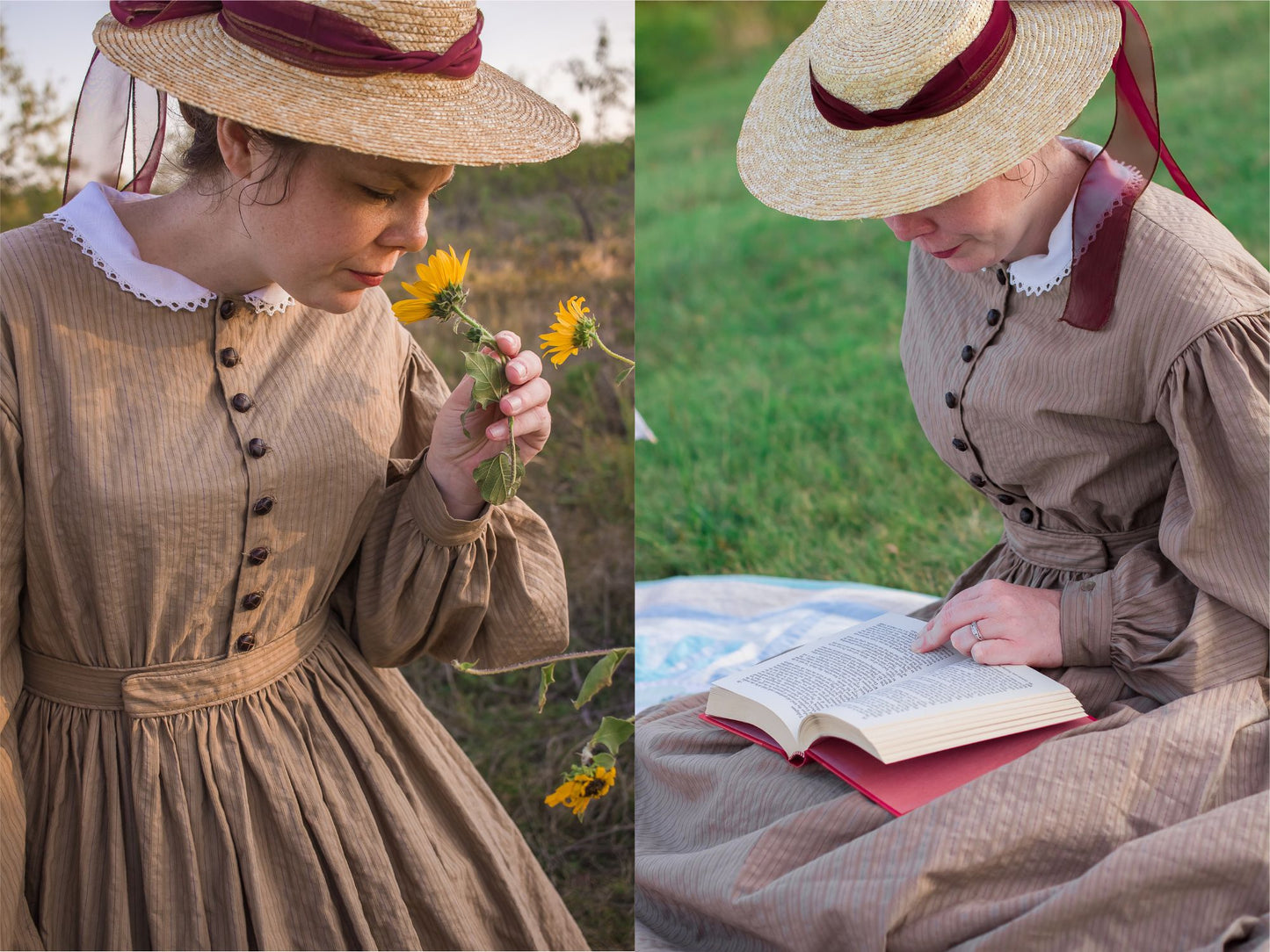 Jo's Adventure Dress (1840s-1870s)