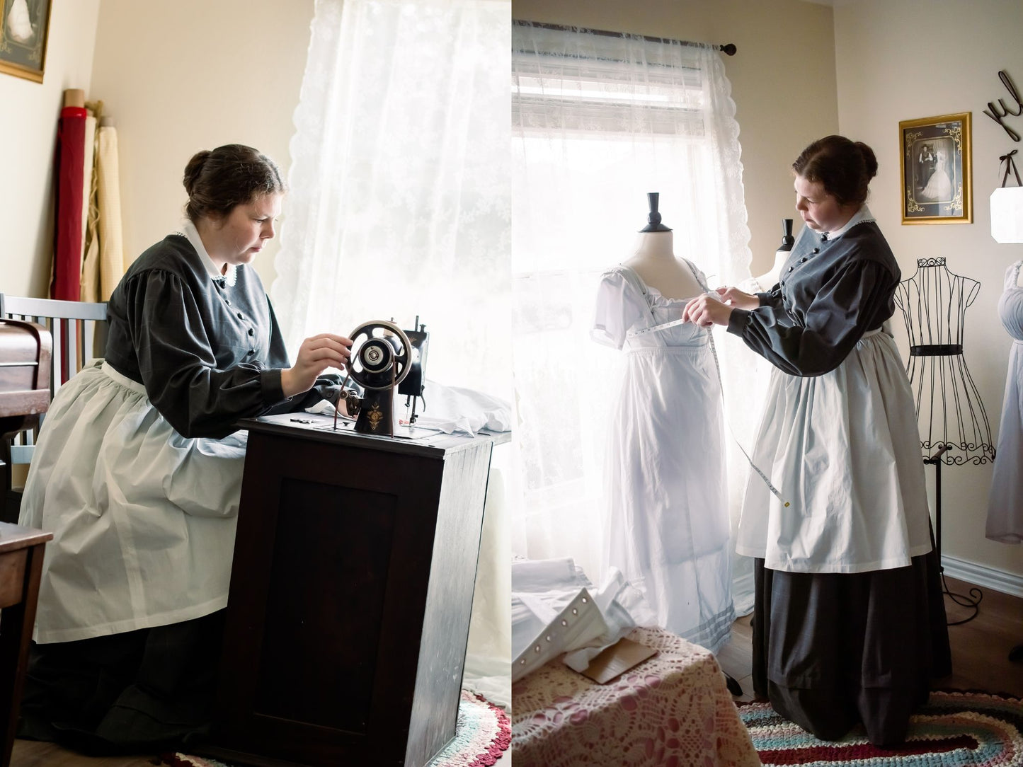 Jo's Dressmaking Attire (1840s-1870s)