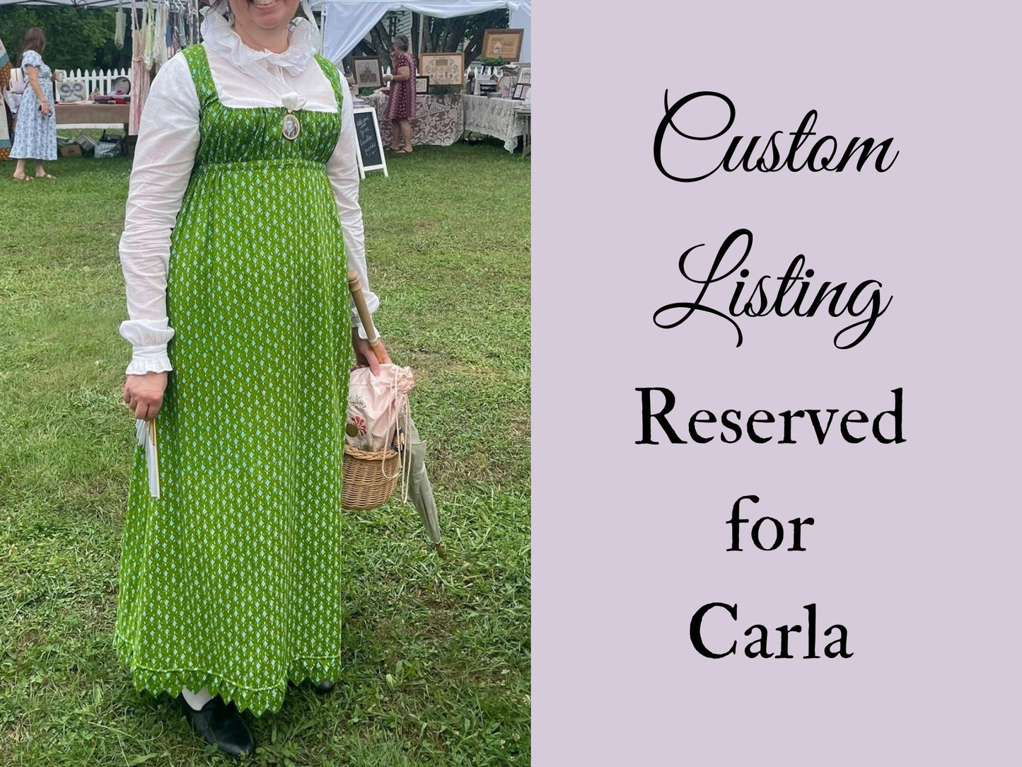 Custom Green Petticoat for Carla