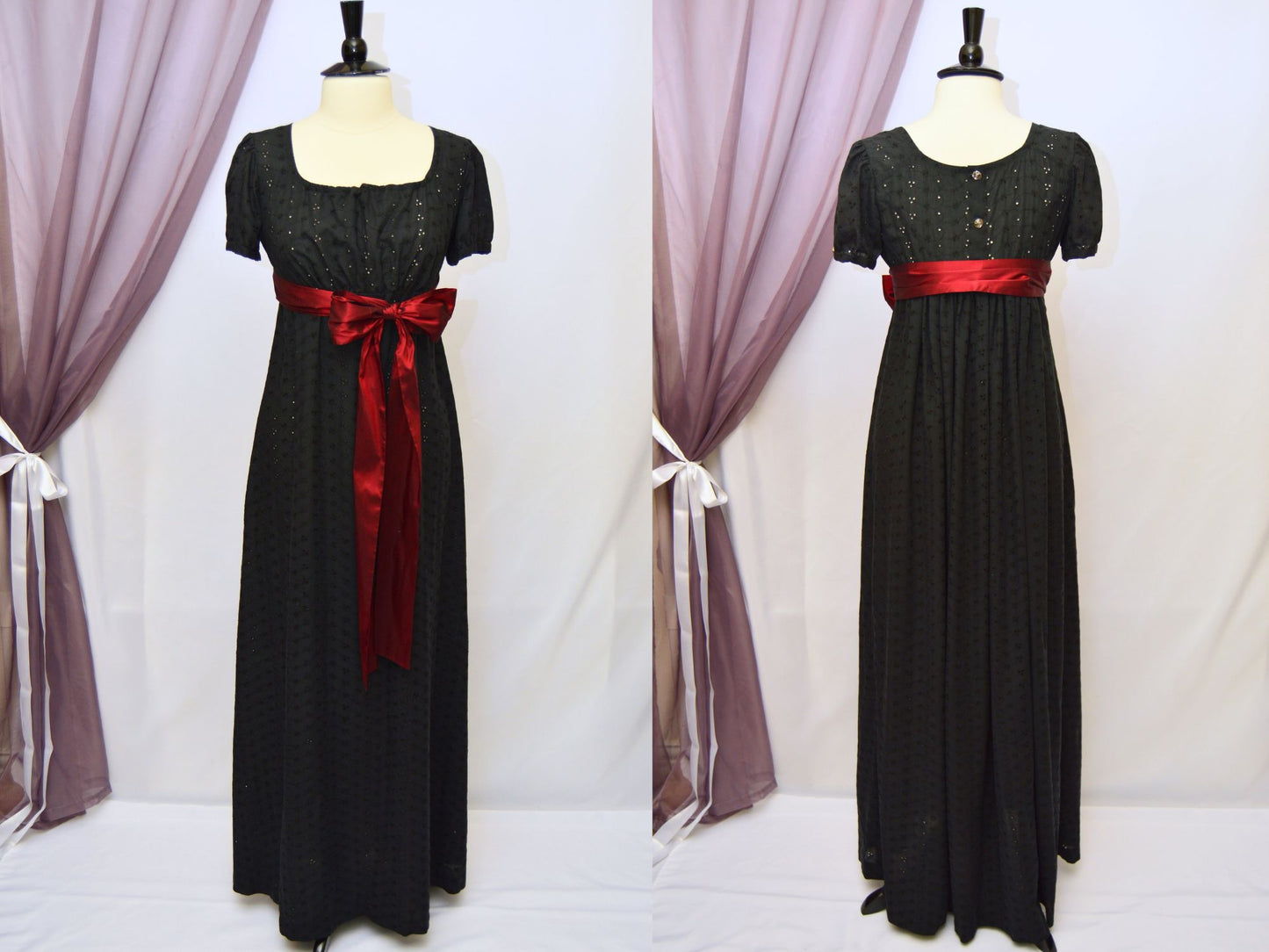 Size M: Gothic Regency Gown (1800-1815)