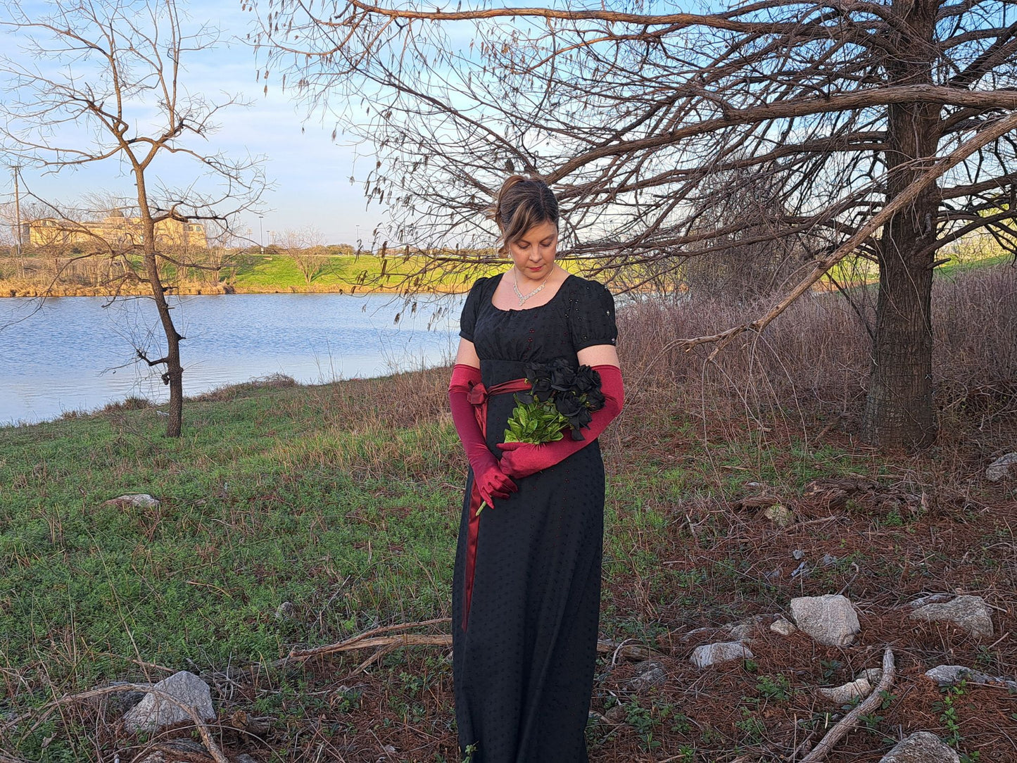 Size M: Gothic Regency Gown (1800-1815)