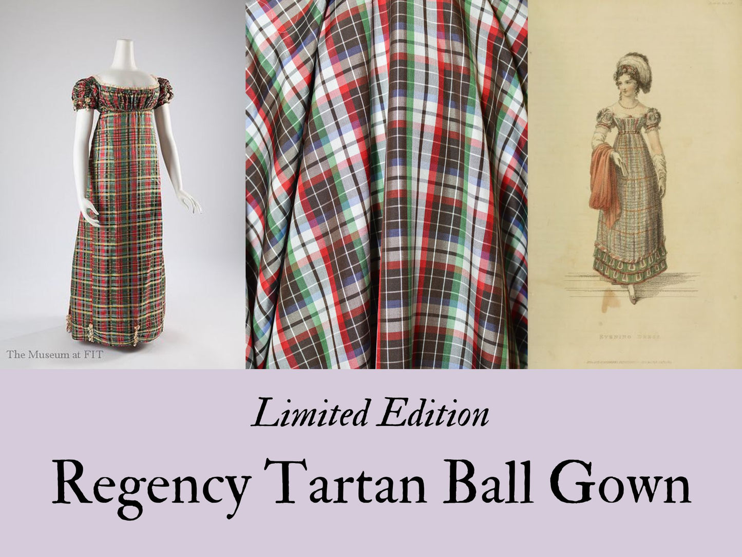 Limited Edition: Regency Tartan Ball Gown