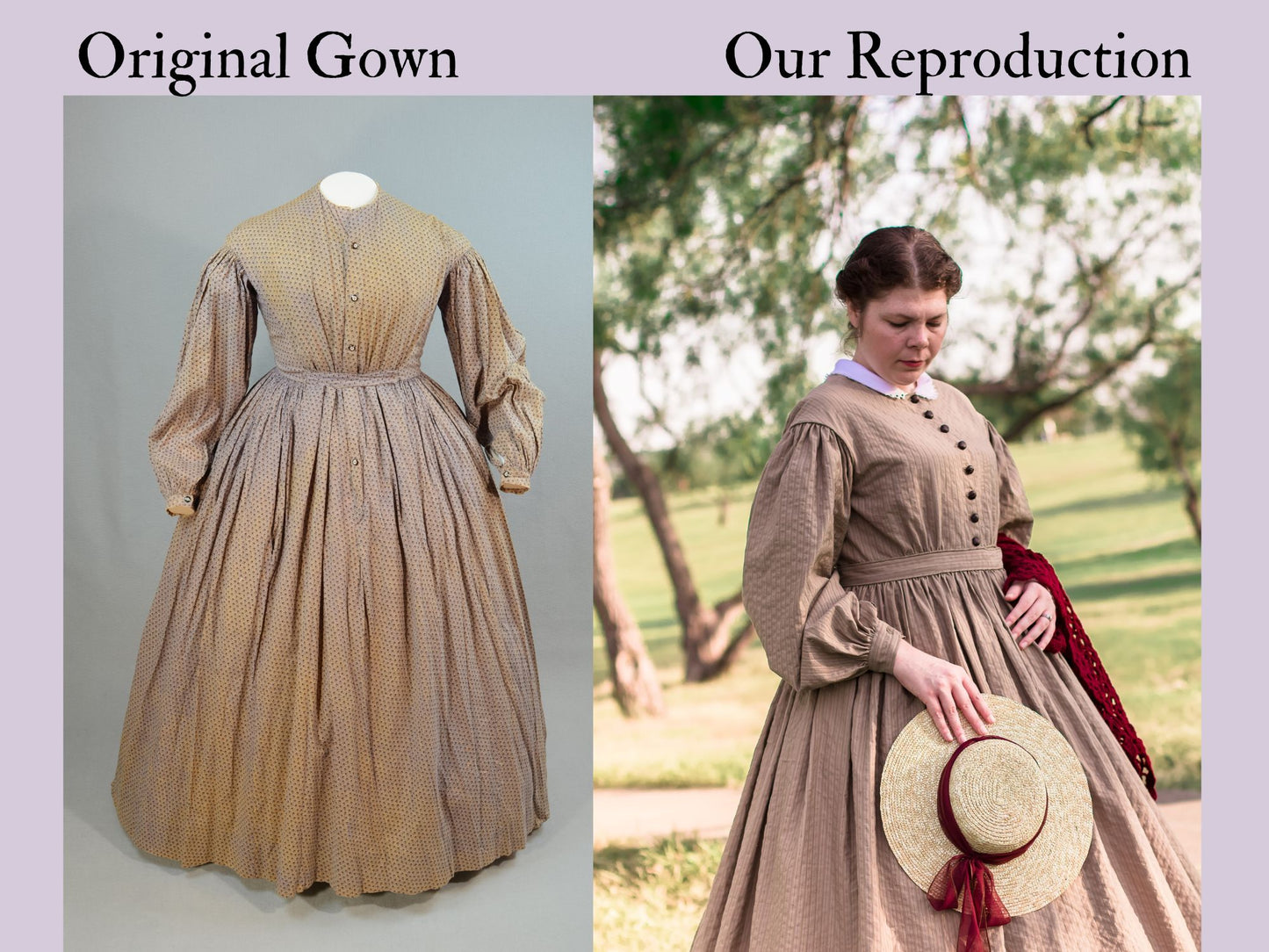 Jo's Adventure Dress (1840s-1870s)