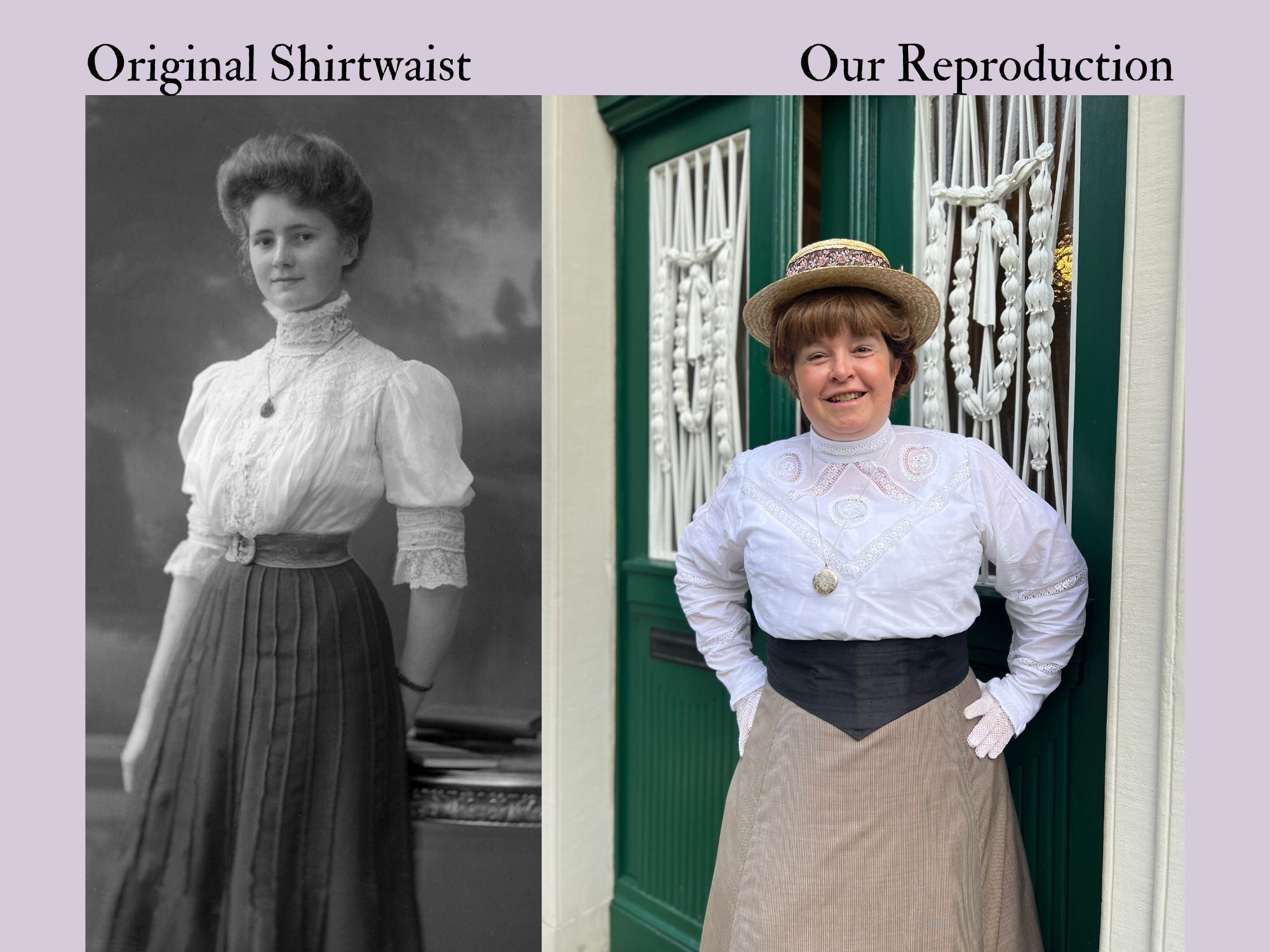 Shirtwaist on sale dress 1900