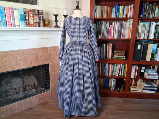 Size S: Jo's Adventure Dress (1840s-1870s)