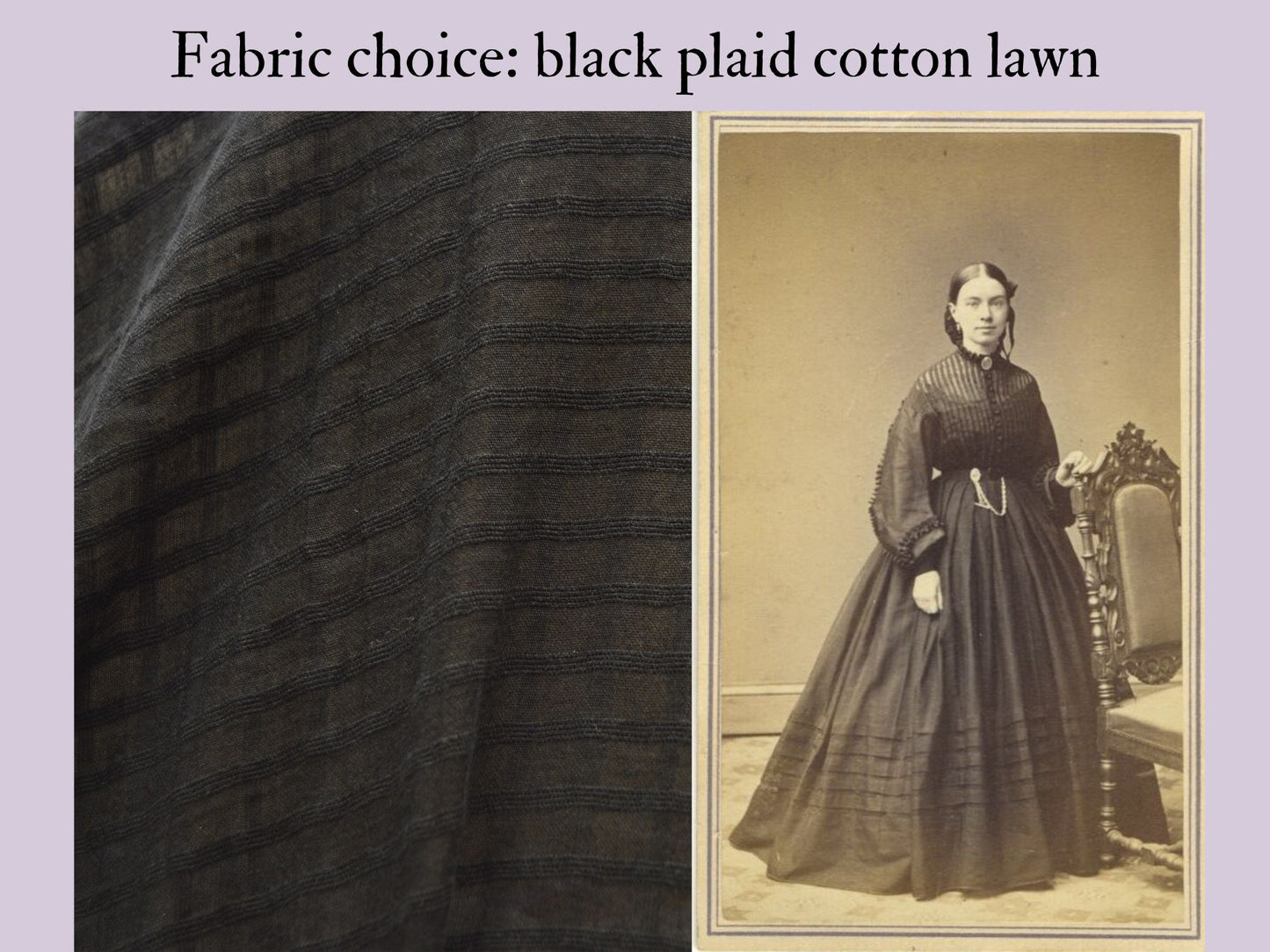 Jo's Mourning Gown (1850s-1860s)