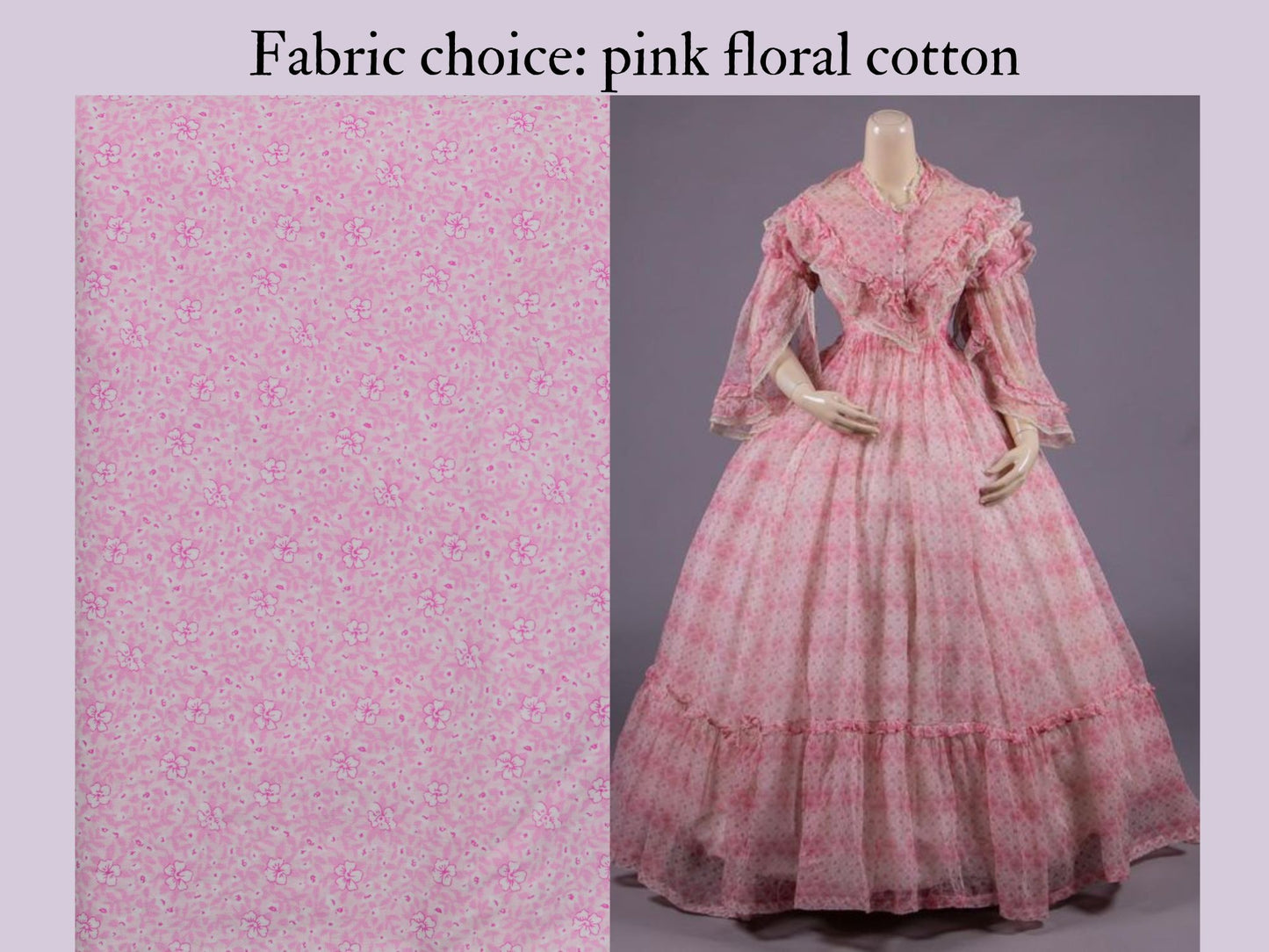 Meg's Afternoon Gown (1850s-1860s)