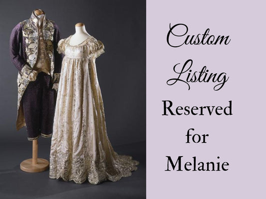 Custom Ivory Ball Gown for Melanie (1st Balance Payment)