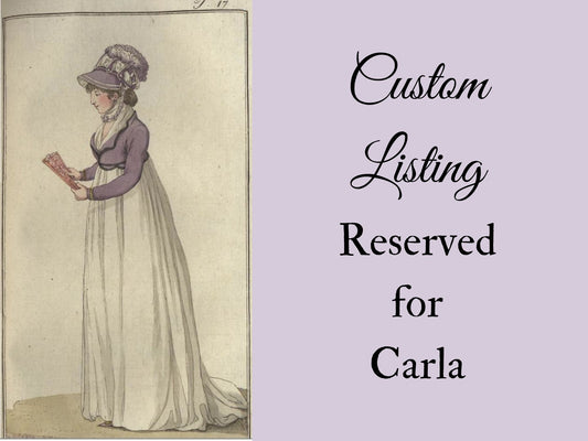 Custom Regency Promenade Spencer for Carla (Final Payment)
