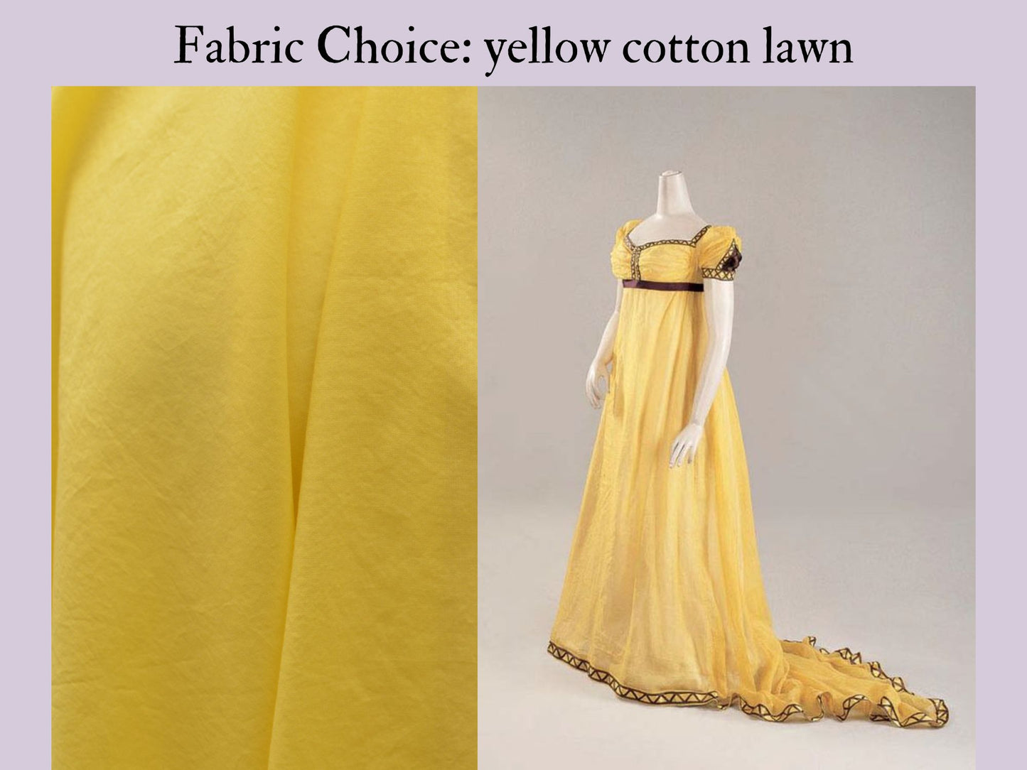 Caroline's Ball Gown (1800-1815)