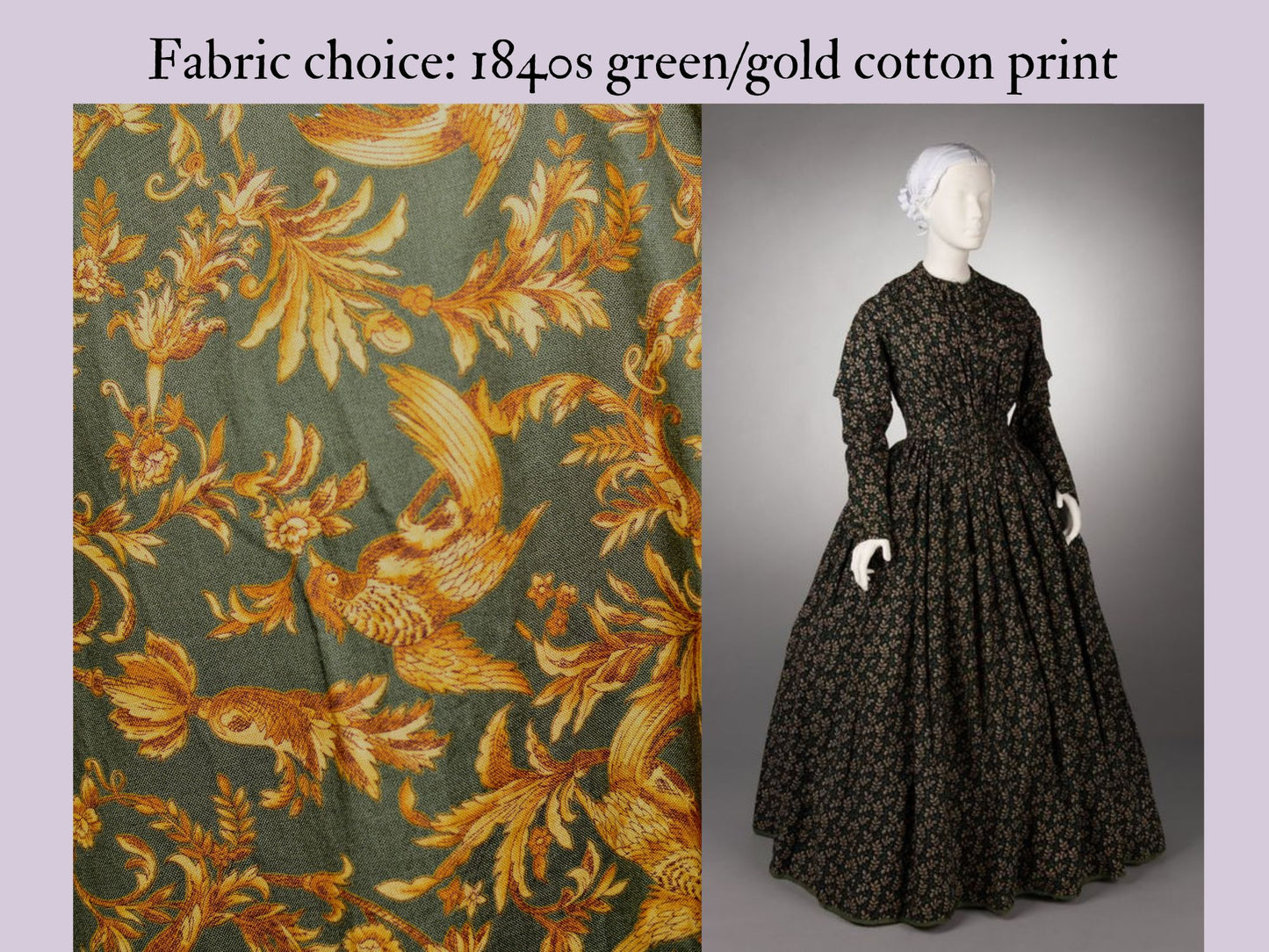 Marmee's Fan Dress (1840-1860)