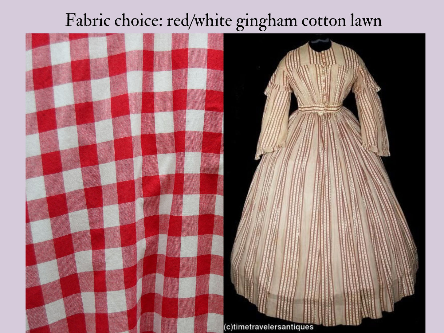 Beth's Sheer Dress (1850s-1860s)