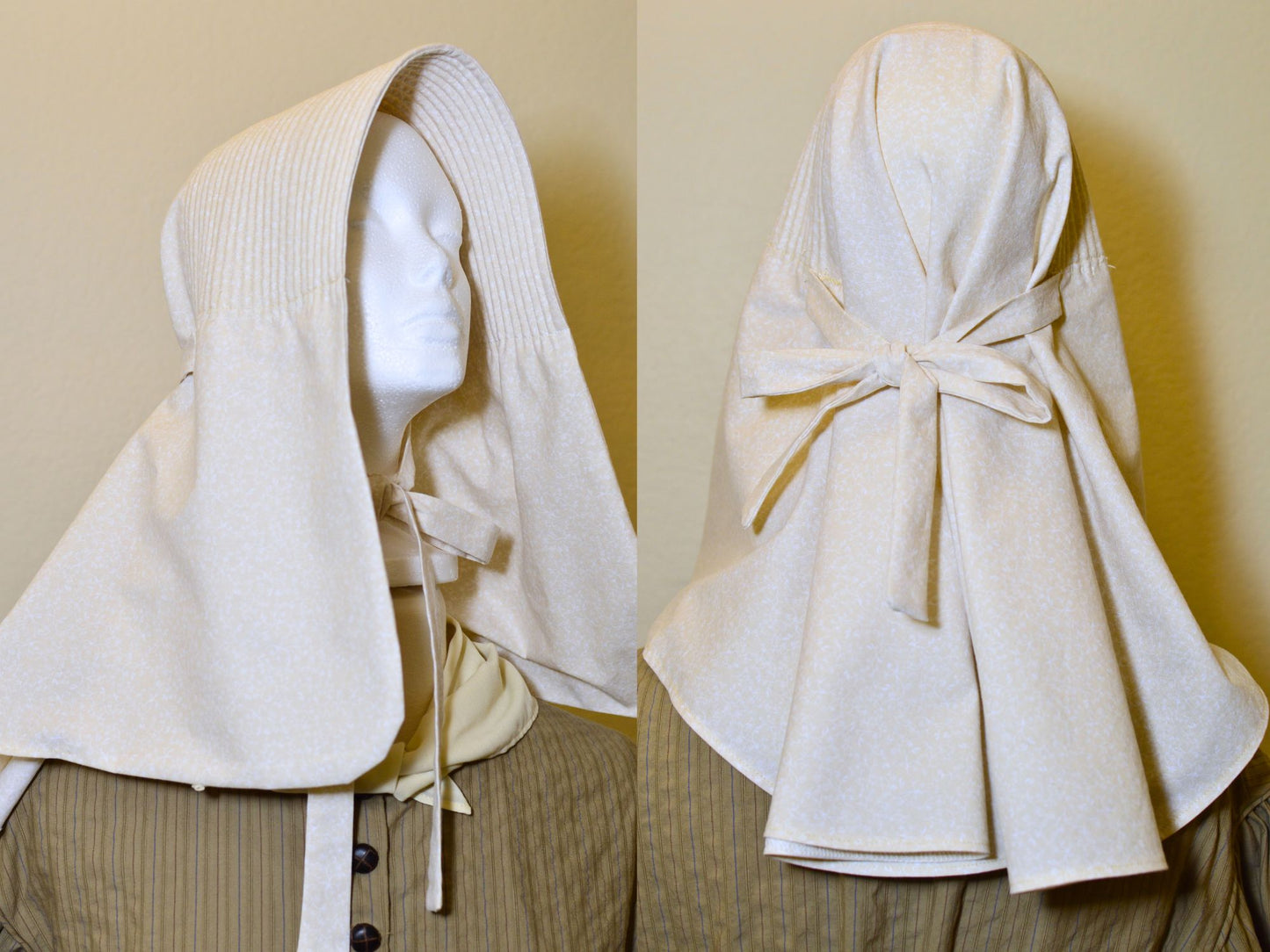 Sizes L-4X: Half Apron & Sunbonnet (1840s-1870s)