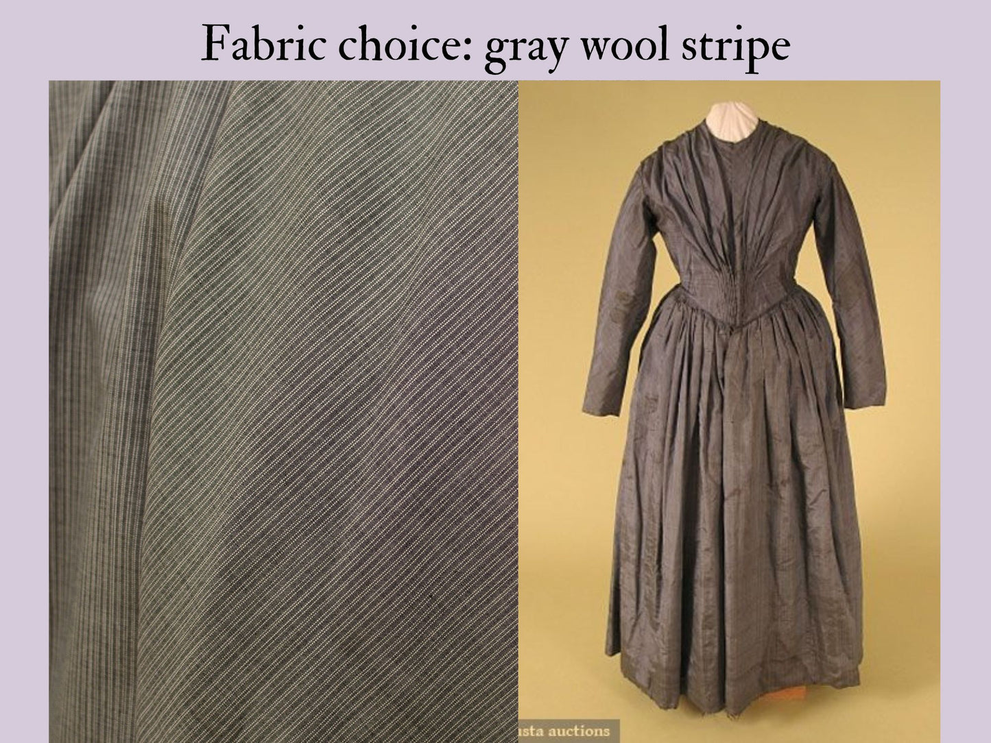 Jo's Dressmaking Attire (1840s-1870s)