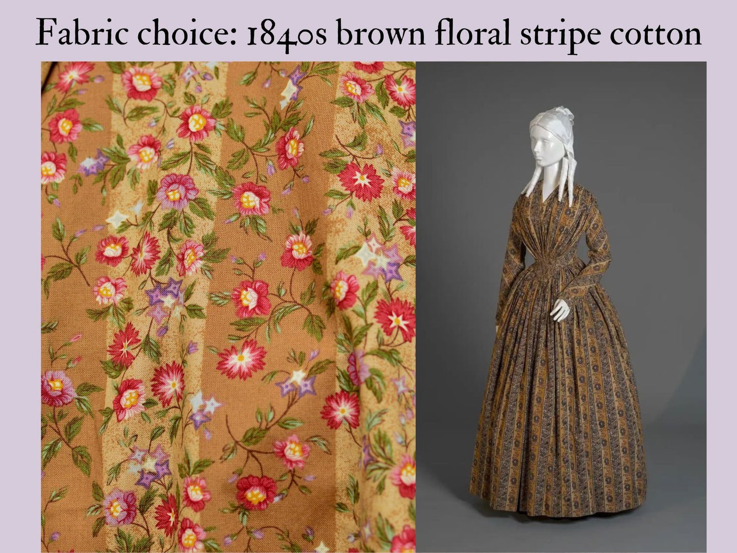 Marmee's Fan Dress (1840-1860)