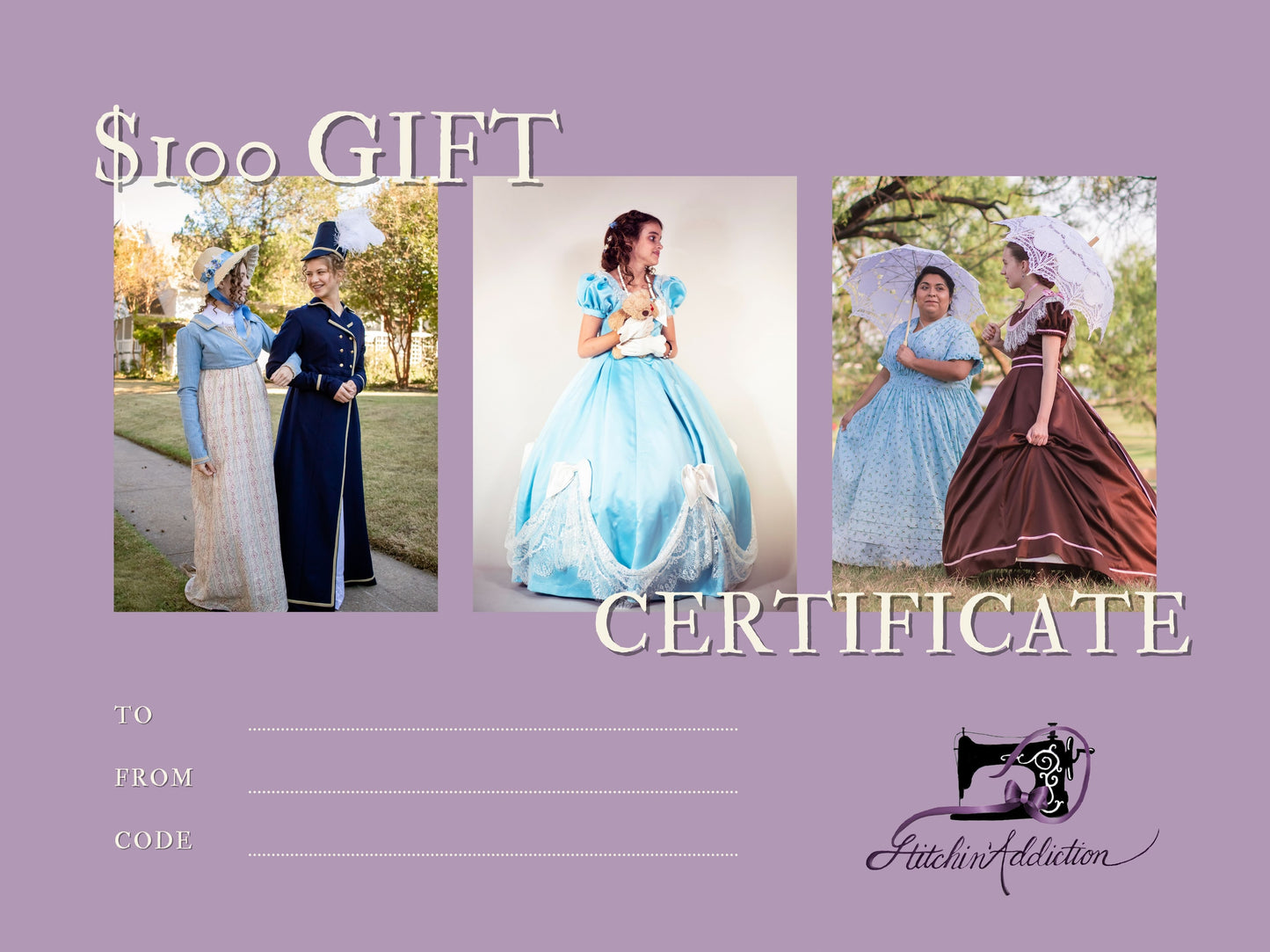 Stitchin' Addiction Gift Certificate