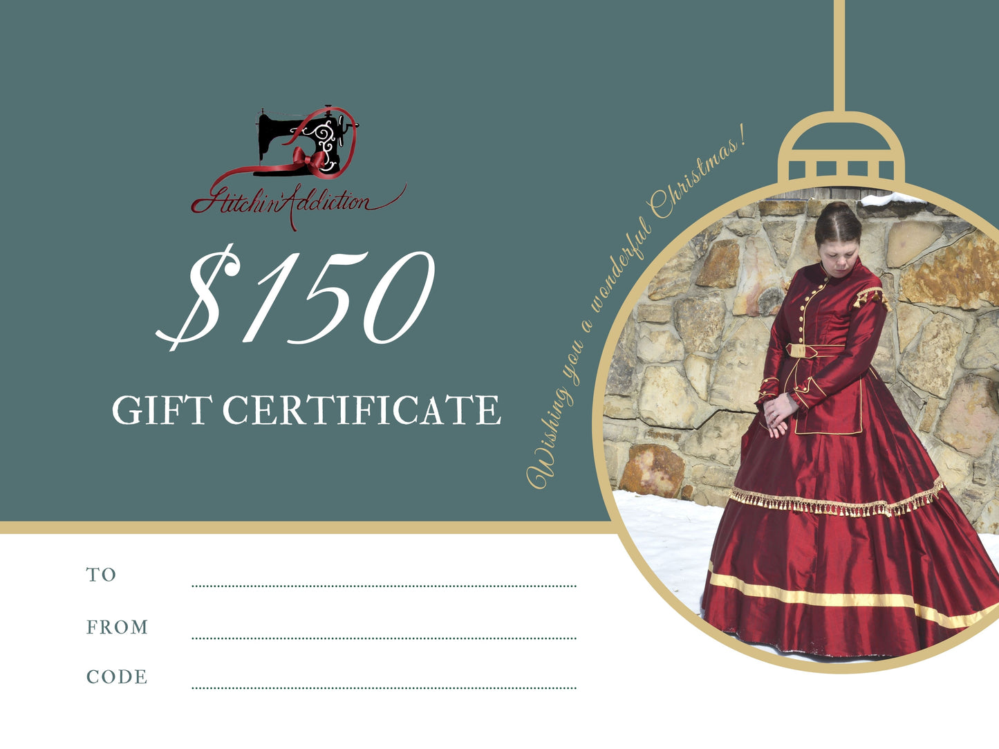 Stitchin' Addiction Gift Certificate