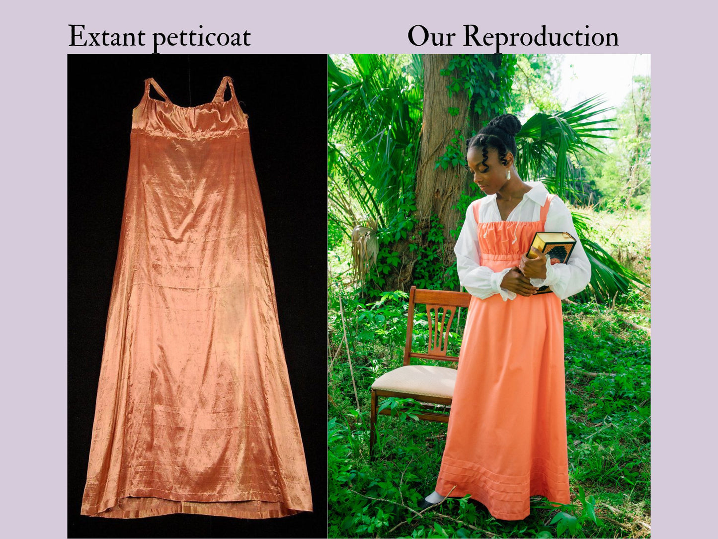 Miss Lambe's Morning Ensemble: Petticoat and Habit Shirt (1800-1815)